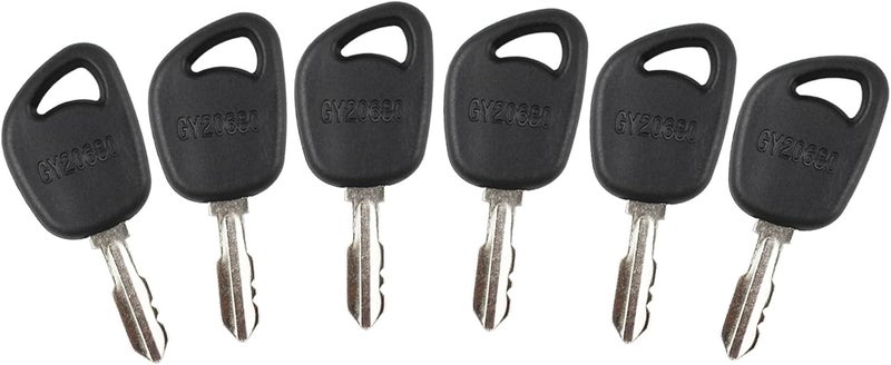 gradora 6PCS Lawn Mower Ignition Keys GY20680 Replacement for Jo-hn Deere 1026R 2025R 2026R LA LT SST X Series 1026R L100 L108 L111 L118 L130 LA125 LA130 LA135 LT150 LT155 D110 - Image 2